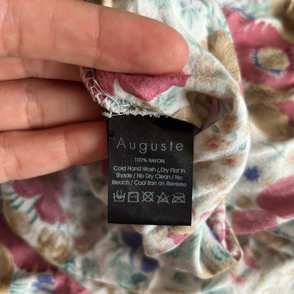 AUGUSTE THE LABEL Floral Maxi Skirt Size 4 - Picture 7 of 7